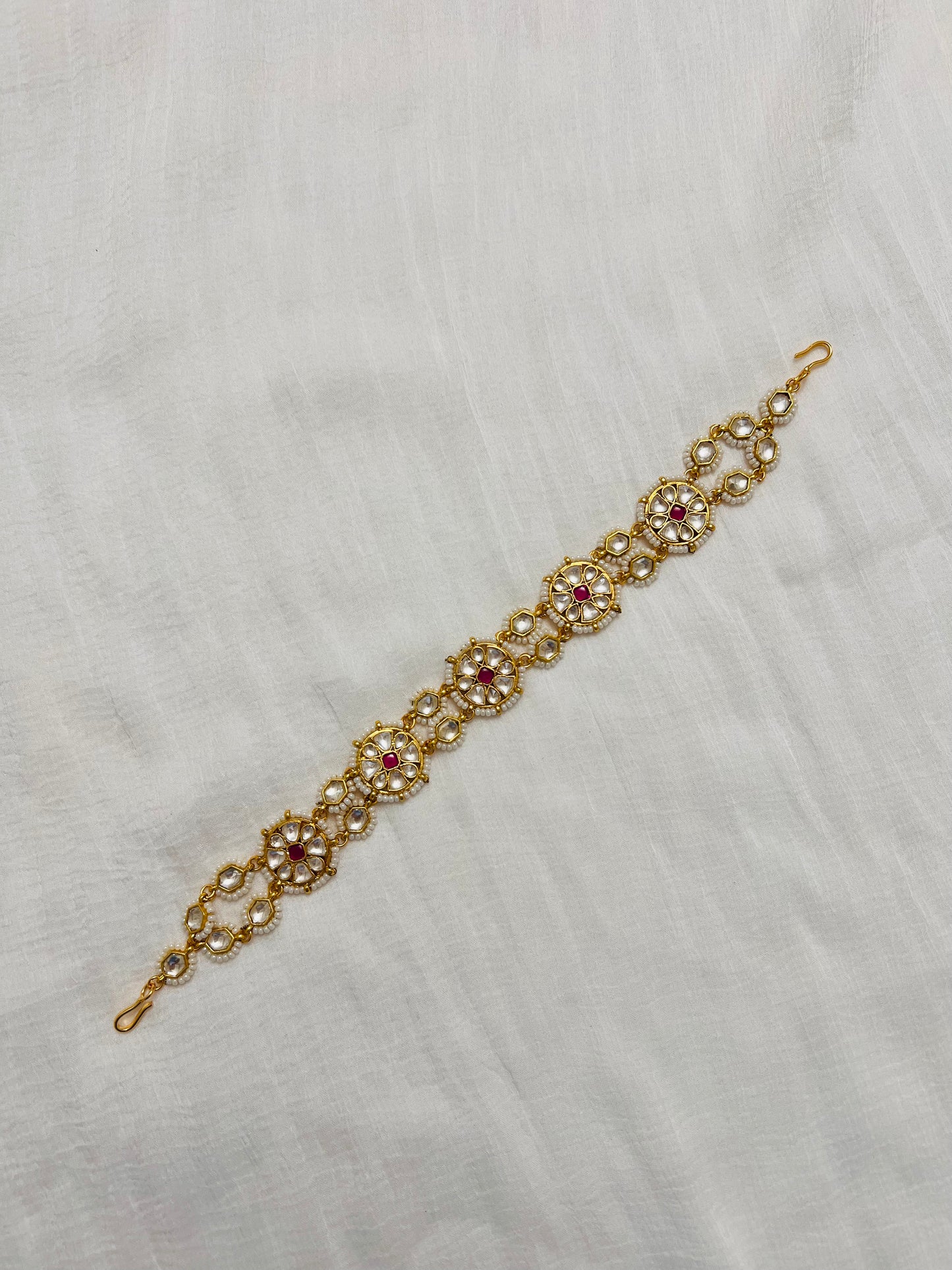 Bridal mathapatti premium jadau kundan Sheesh phool | Premium Maang tikka | Headband head piece | Indian jewelry