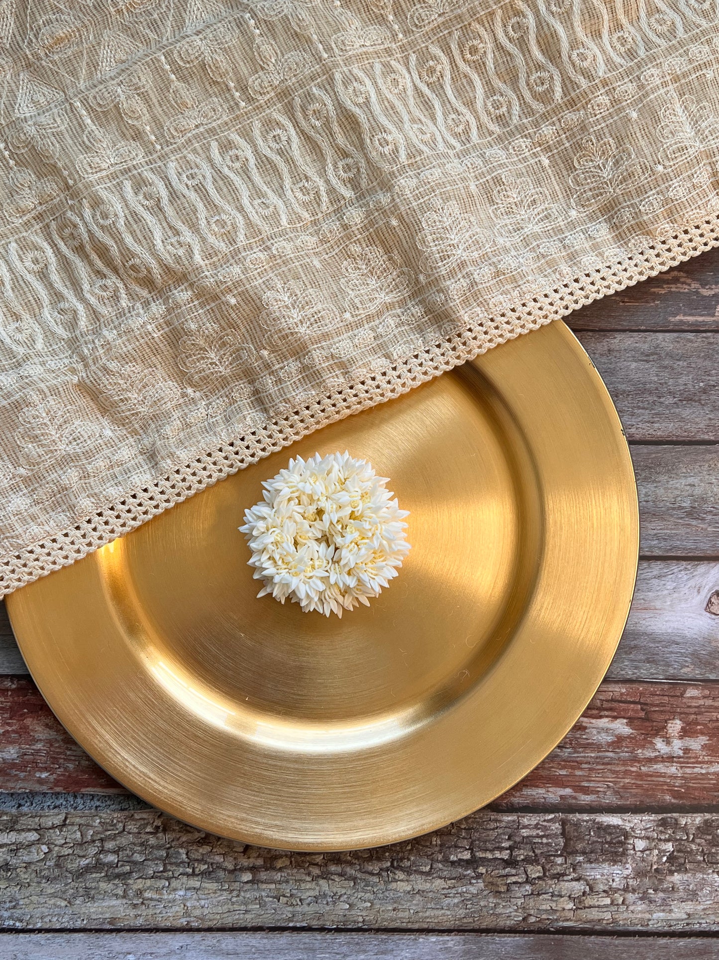 Jasmine floral scrunchie / hair tie / hair band / hair accessories / faux flower