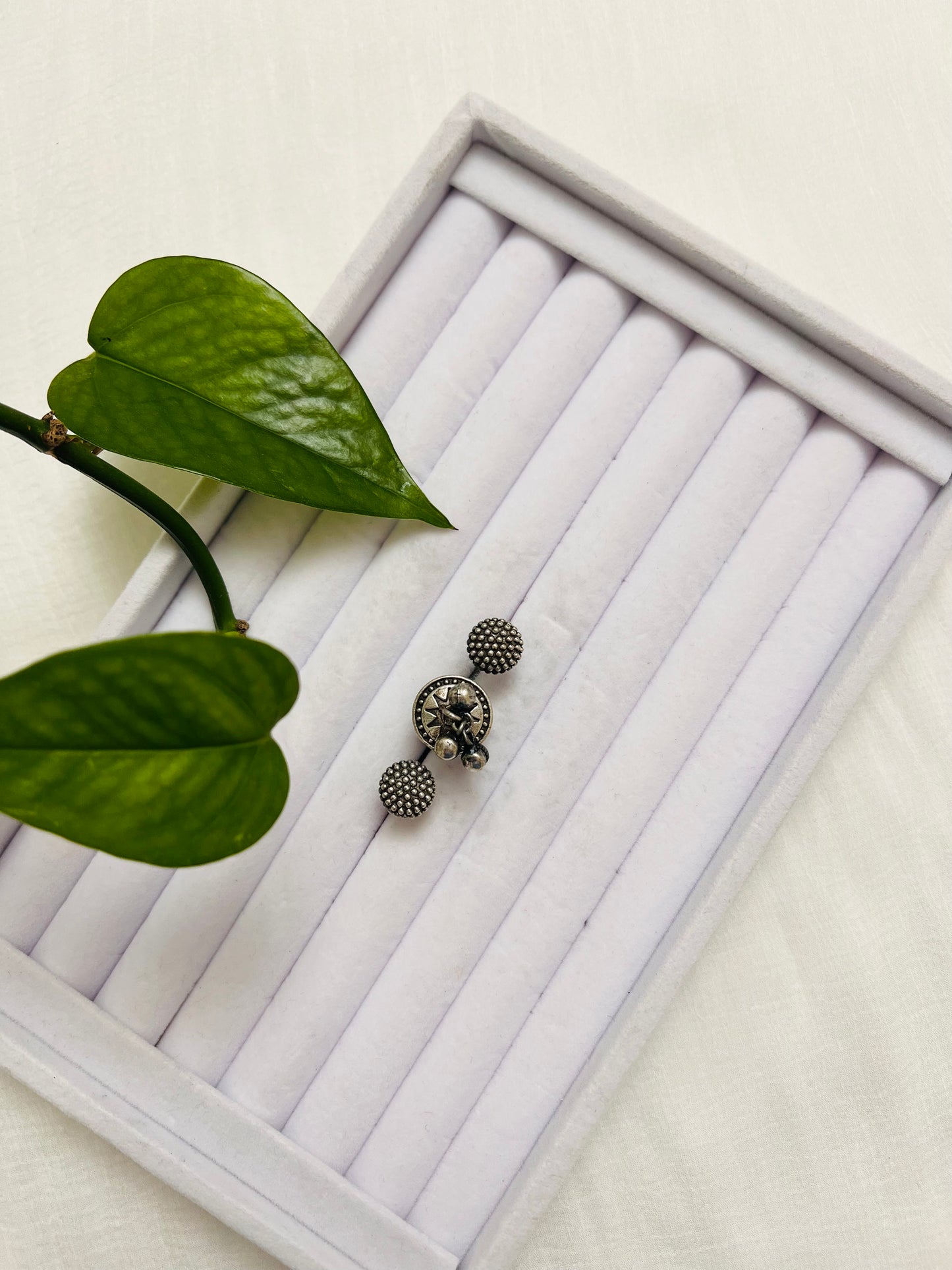 Silver oxidized dual ring combo | Boho style ring | Free size adjustable | Indian jewelry
